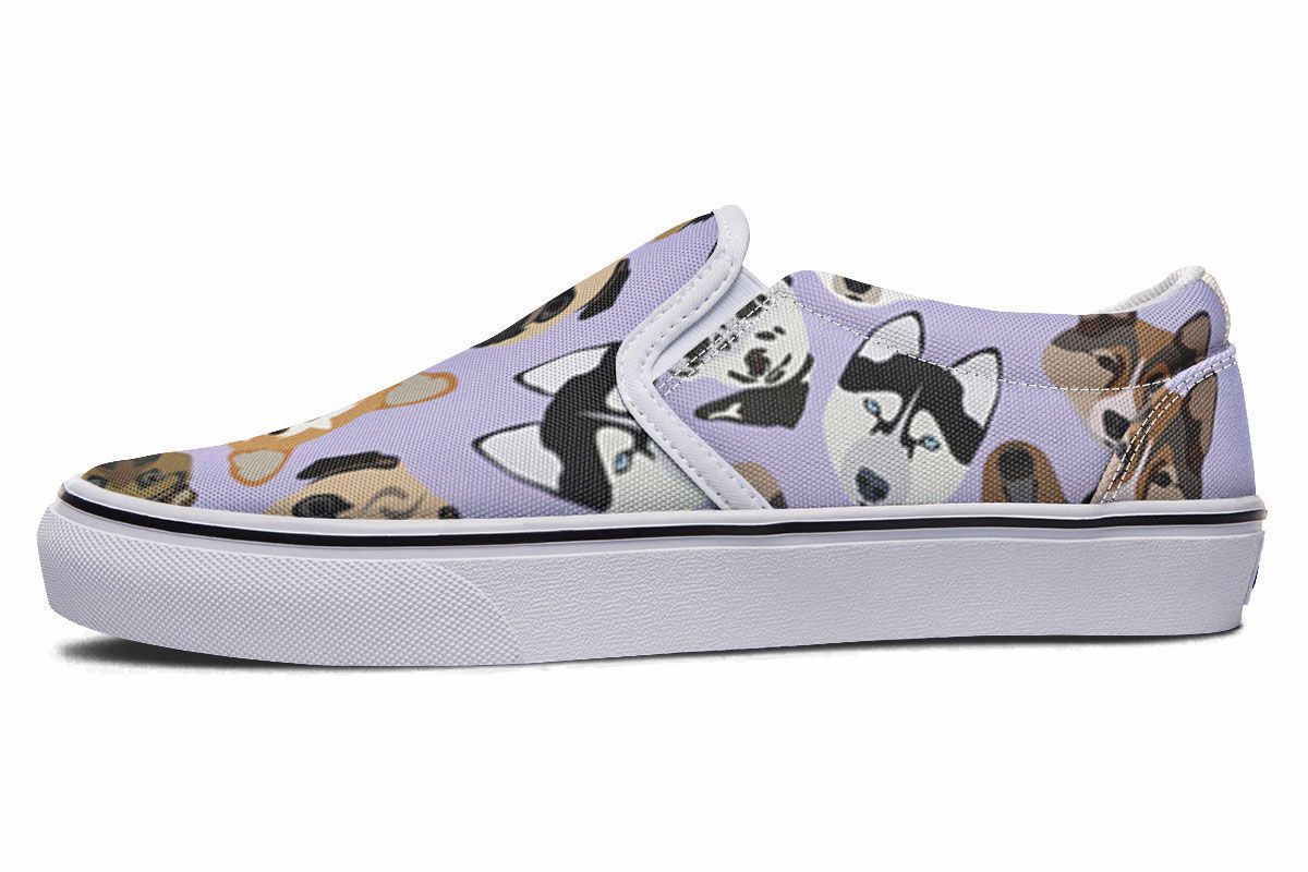 Dog Lover Slip-On Shoes