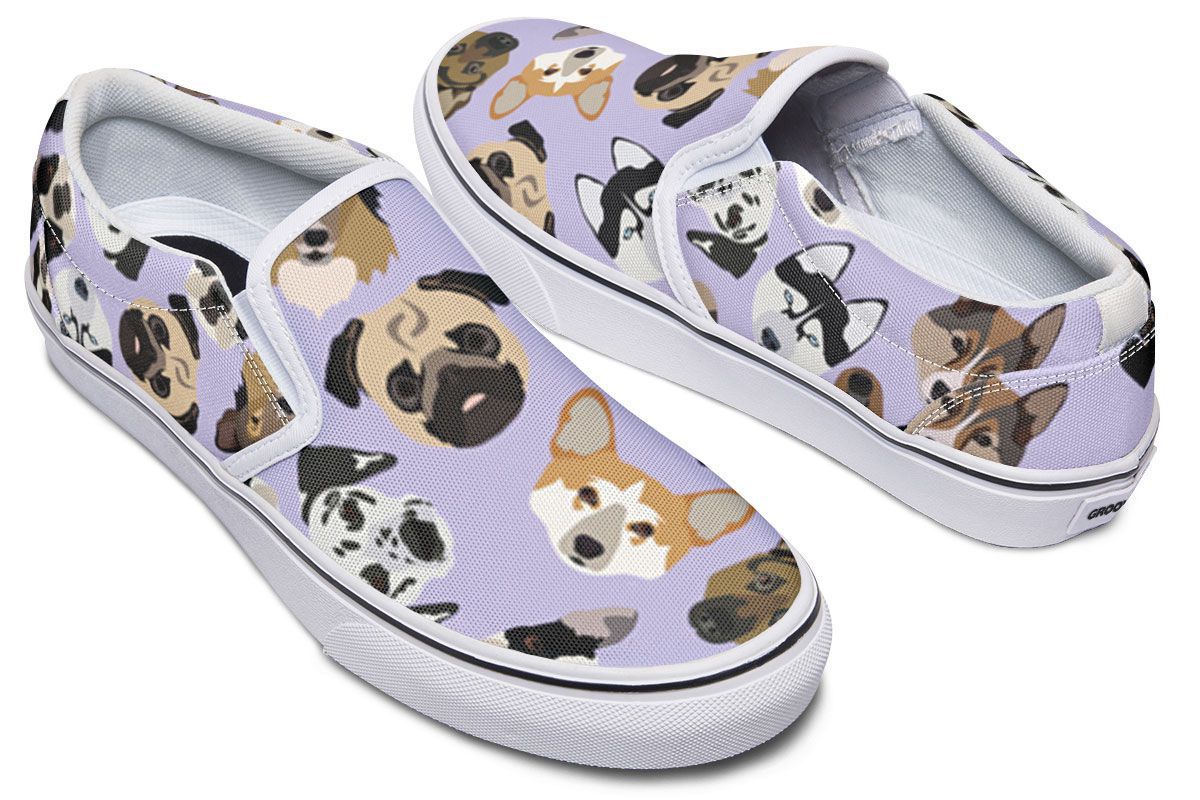 Dog Lover Slip-On Shoes