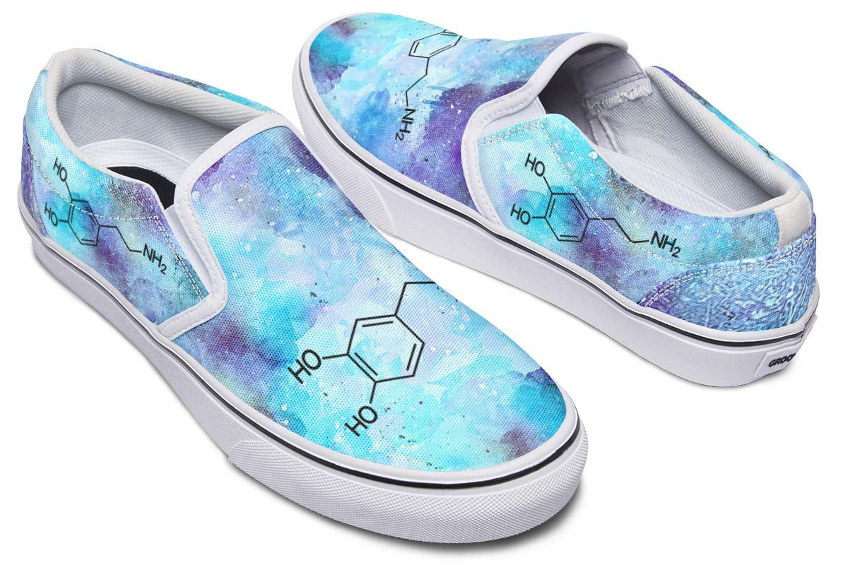 Dopamine Molecule Slip-On Shoes