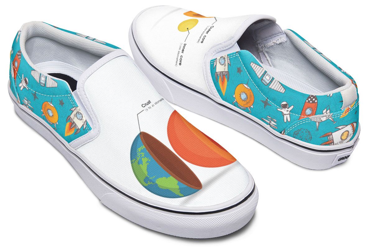 Earth Structure Slip-On Shoes