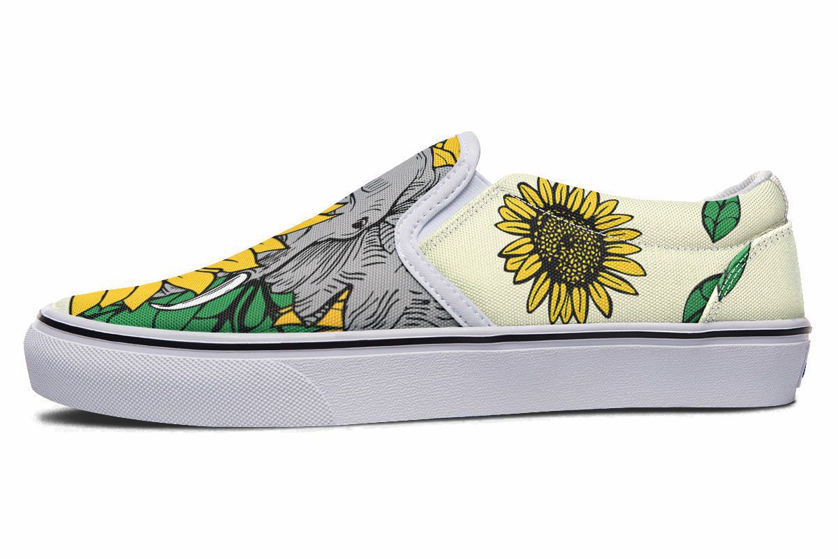 sunflower slip on