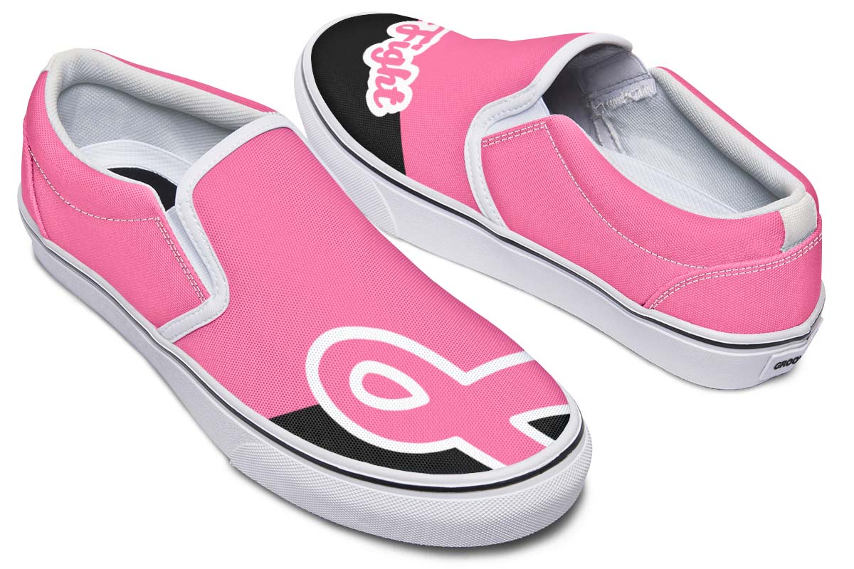 Fight Breast Cancer Slip-On Shoes