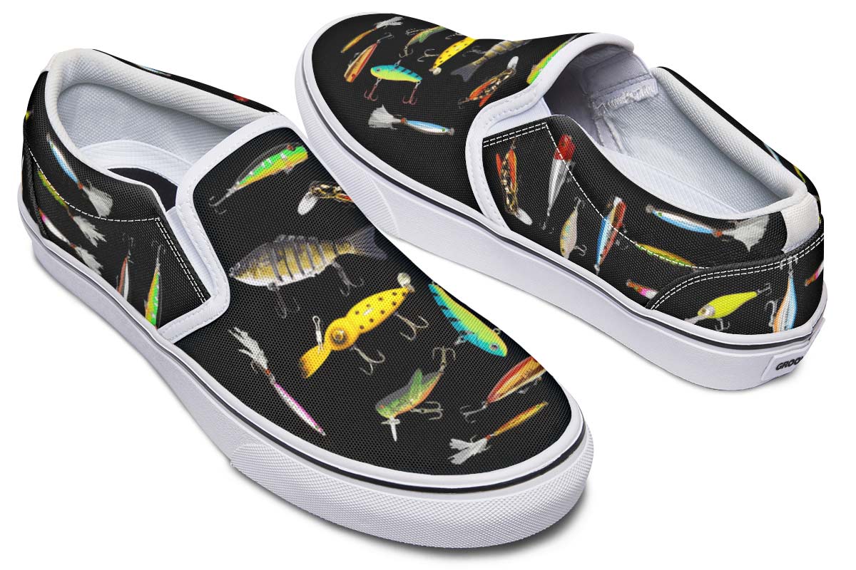 Fishing Lures Slip-On Shoes
