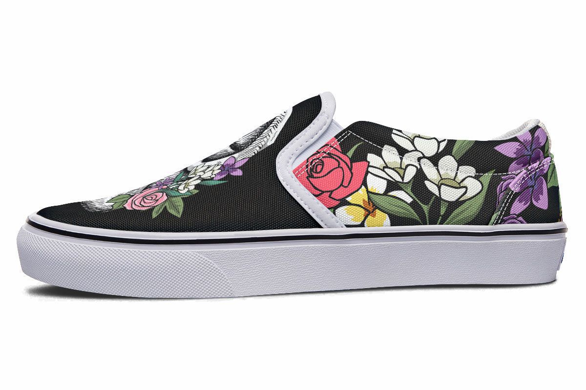 Floral Anatomy Ear Slip-On Shoes