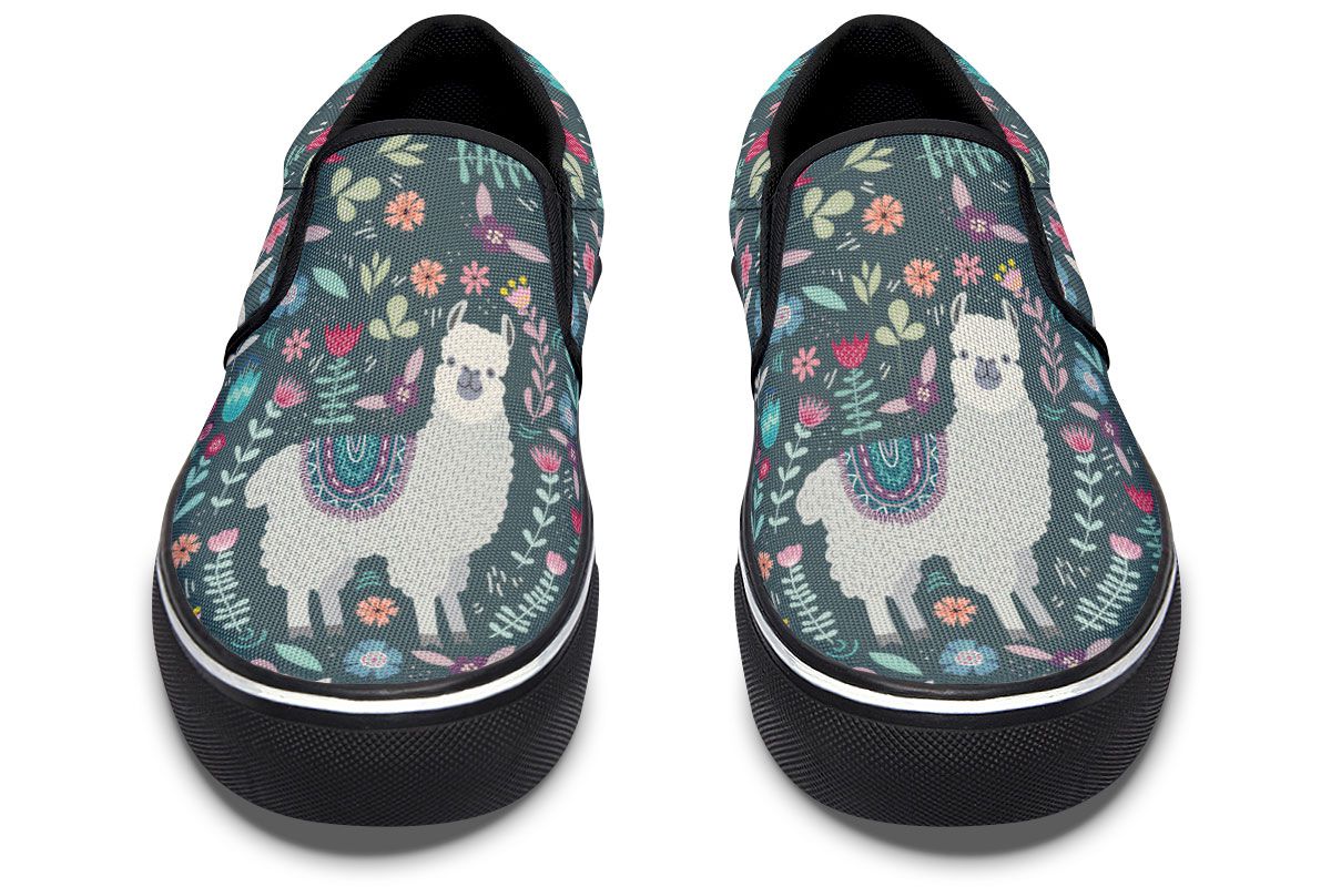 Groove Bags Women's Floral shops Llama Casual Shoes