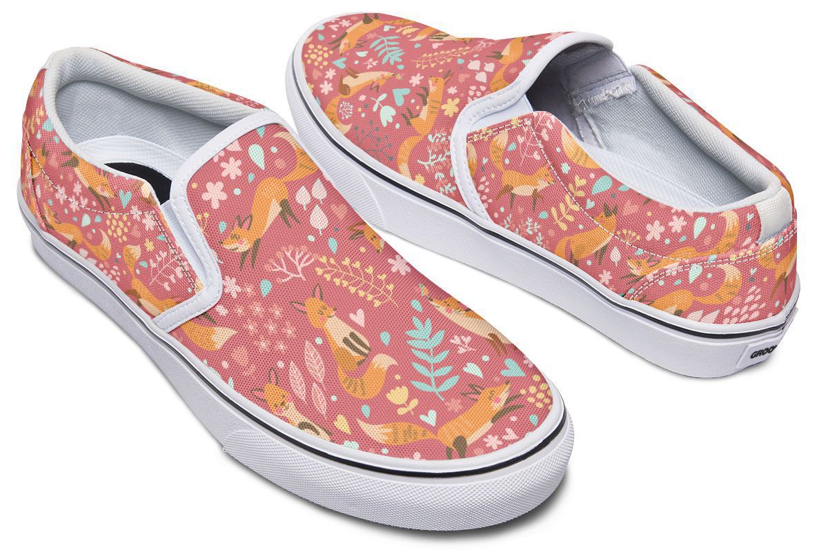 Foxy Foxes Slip-On Shoes