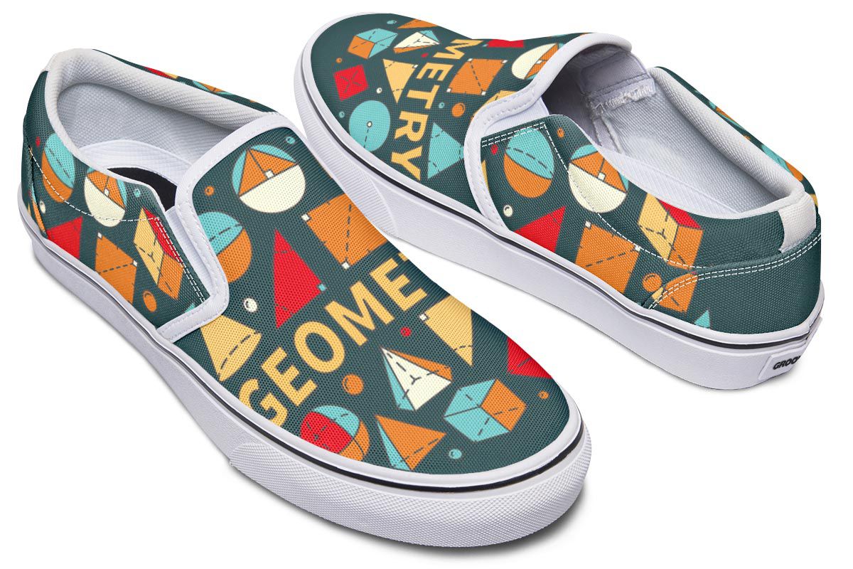 Geometry Lovers Slip-On Shoes