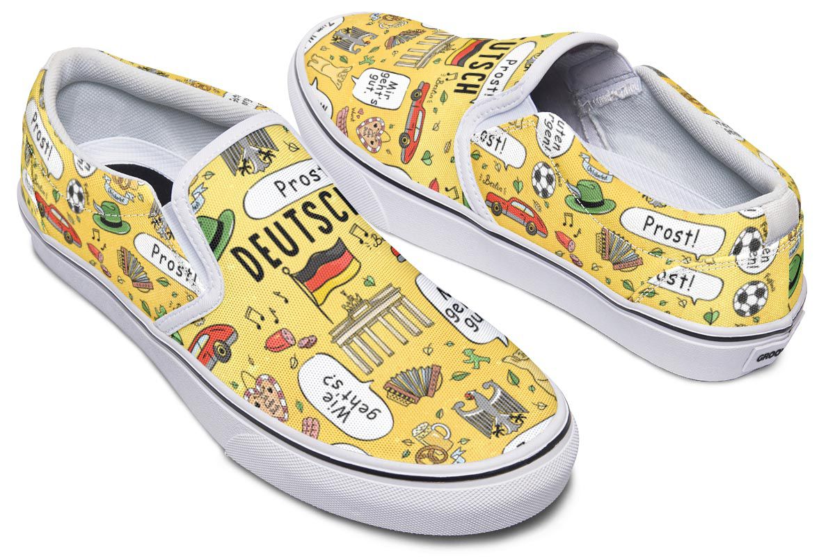 German Phrases Slip-On Shoes