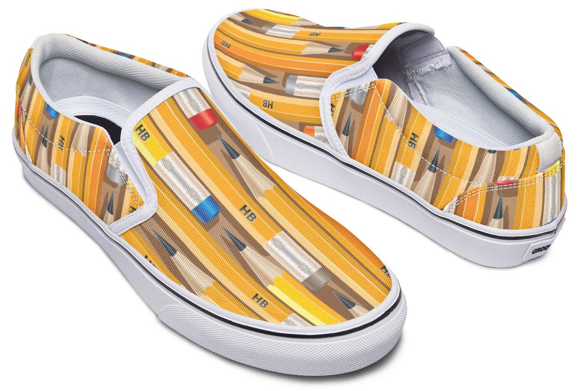 H B Pencils Slip-On Shoes