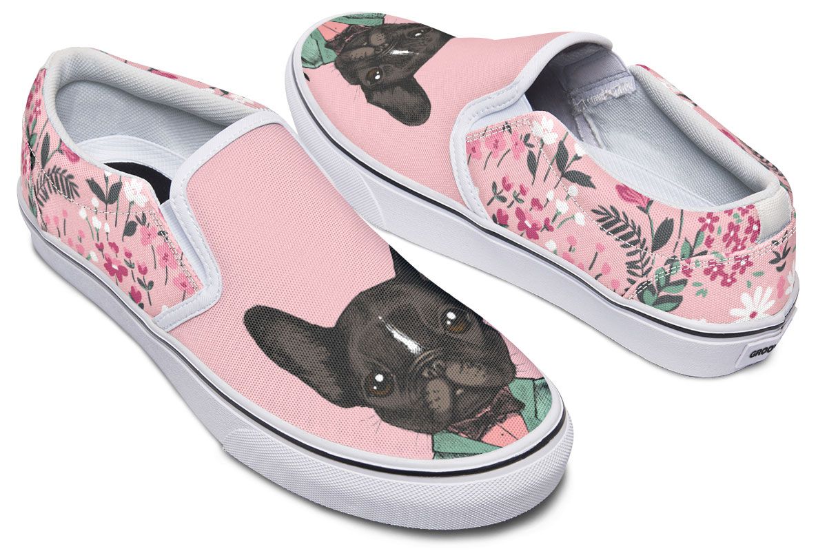 Handsome French Bulldog Slip-On Shoes