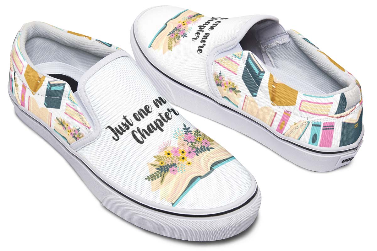 Just One More Chapter Book Slip-On Shoes