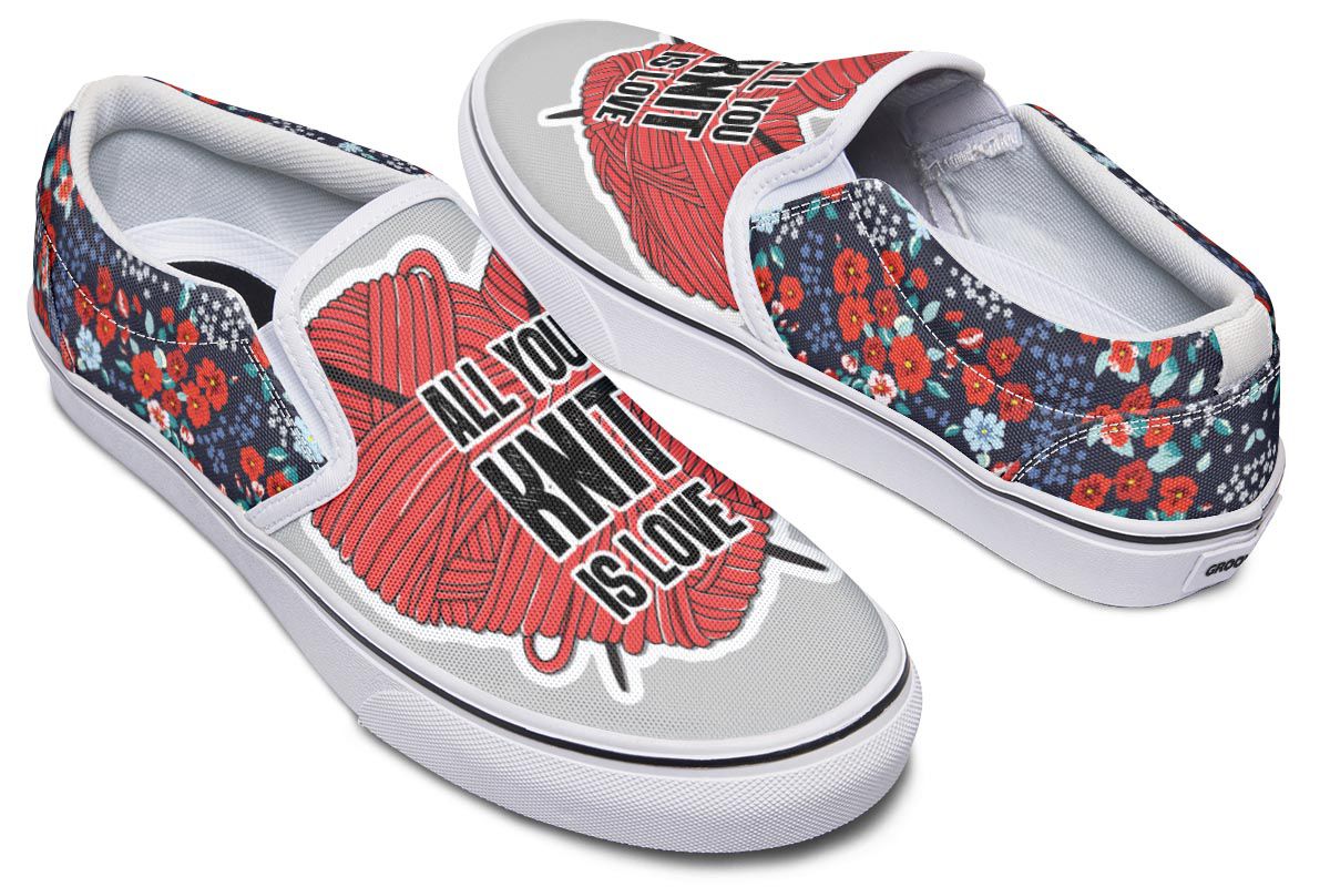 Knit Love Slip-On Shoes