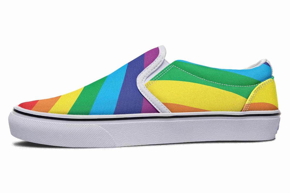 L G B T Q Pride Slip-On Shoes