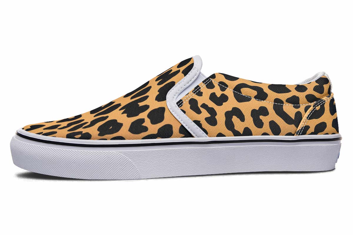 Leopard Print Slip-On Shoes