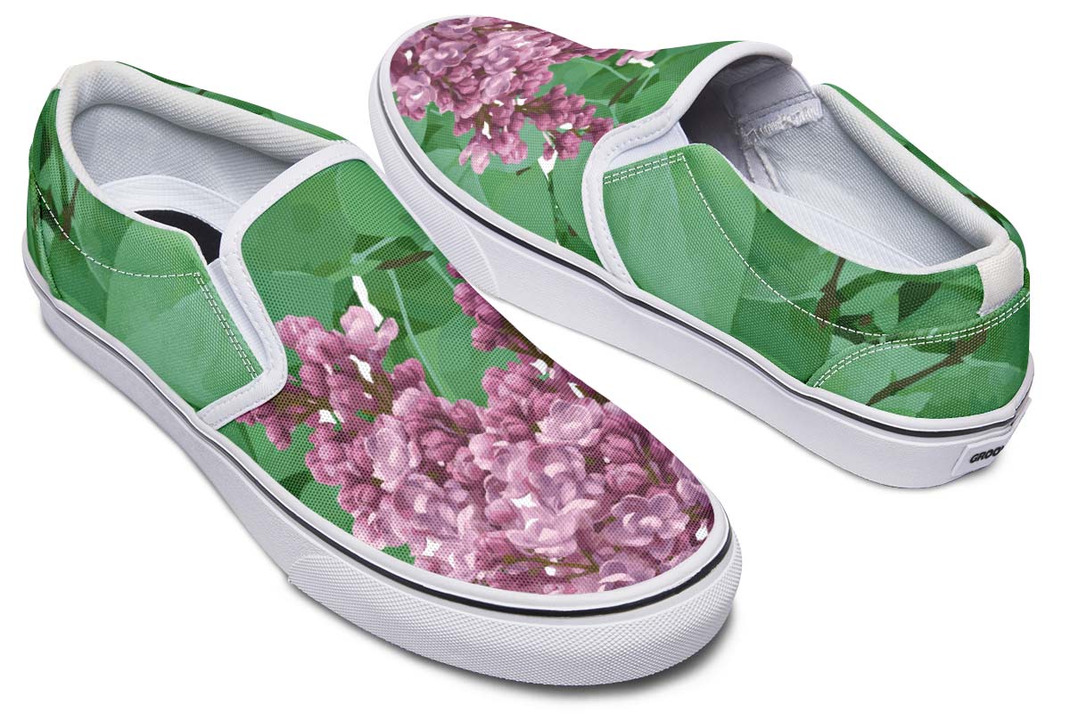 Lilac Garden Slip-On Shoes