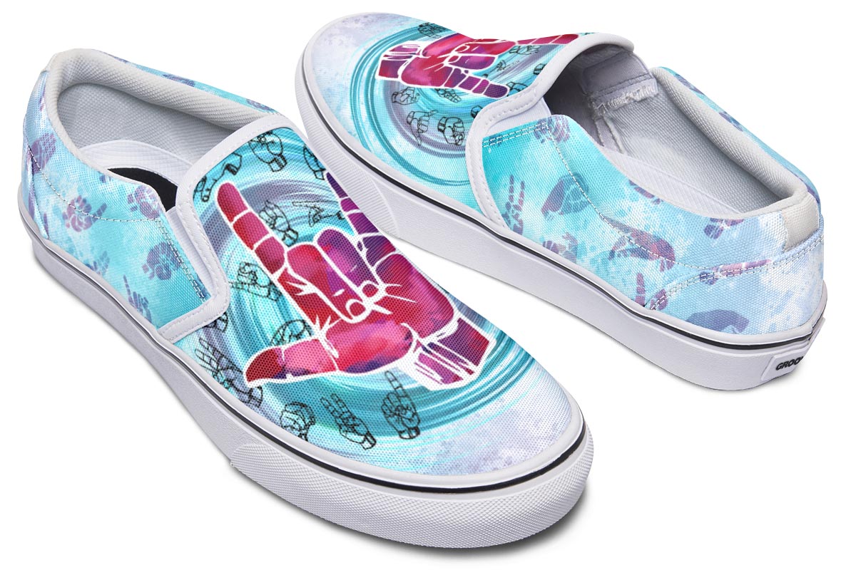 Magical ASL Slip-On Shoes