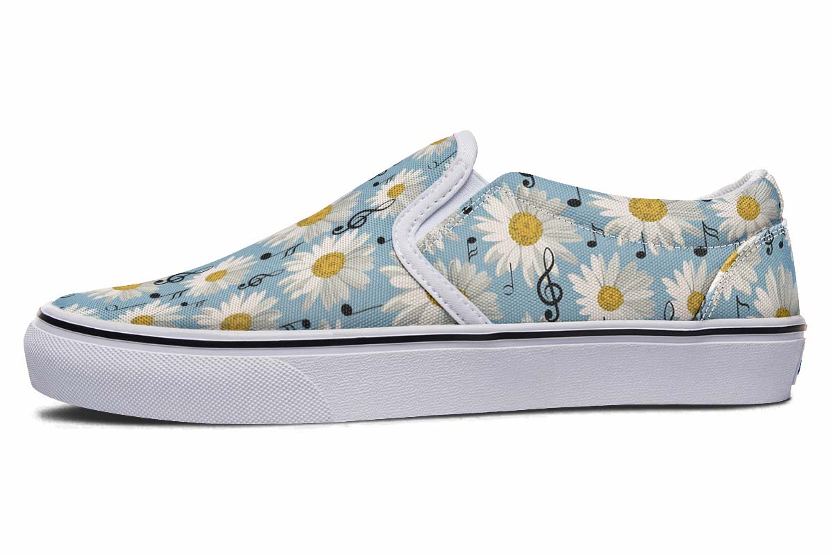 Musical Daisy Slip-On Shoes