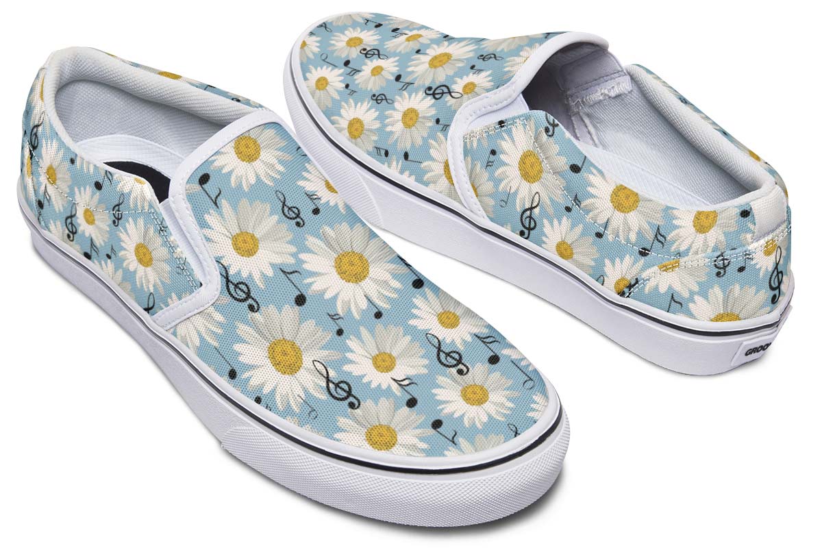 Musical Daisy Slip-On Shoes