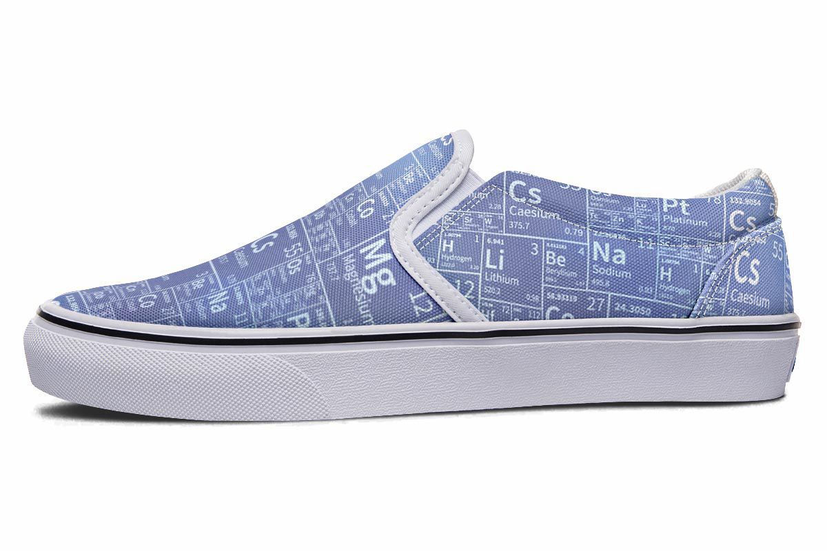 Periodic Table Tile Slip-On Shoes
