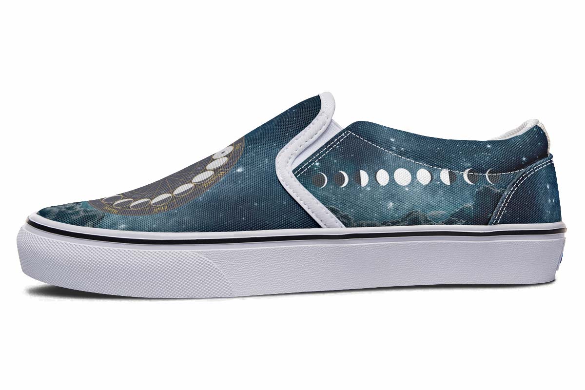 Phases of the Moon Slip-On Shoes