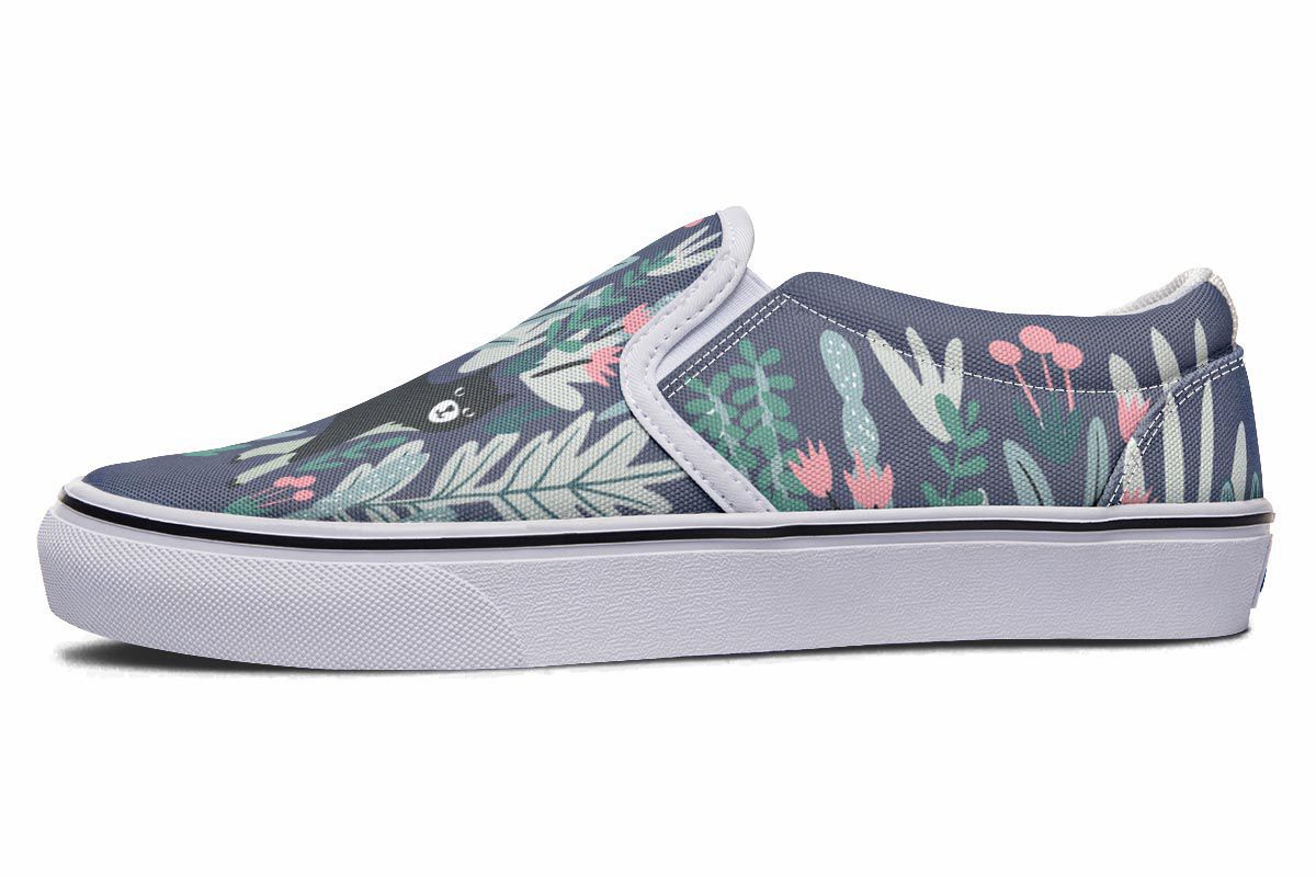 Plants Cats Slip-On Shoes