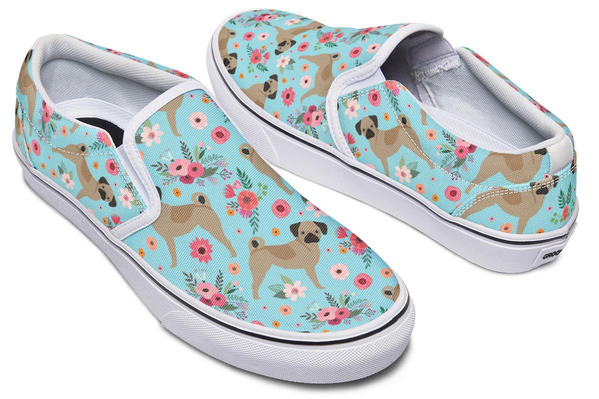 Puggle Flower Slip-On Shoes