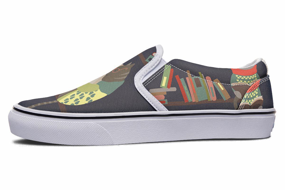 Reading Cats Slip-On Shoes