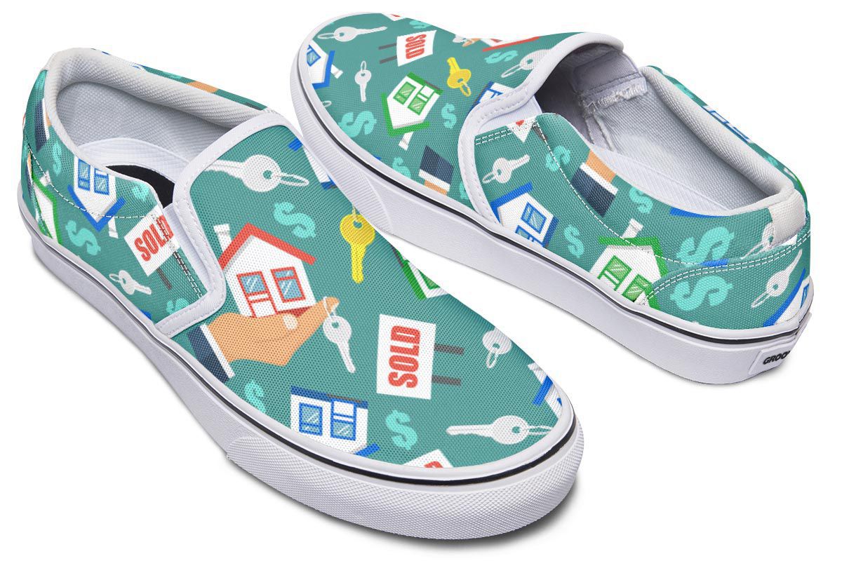 Real Estate Agent Slip-On Shoes