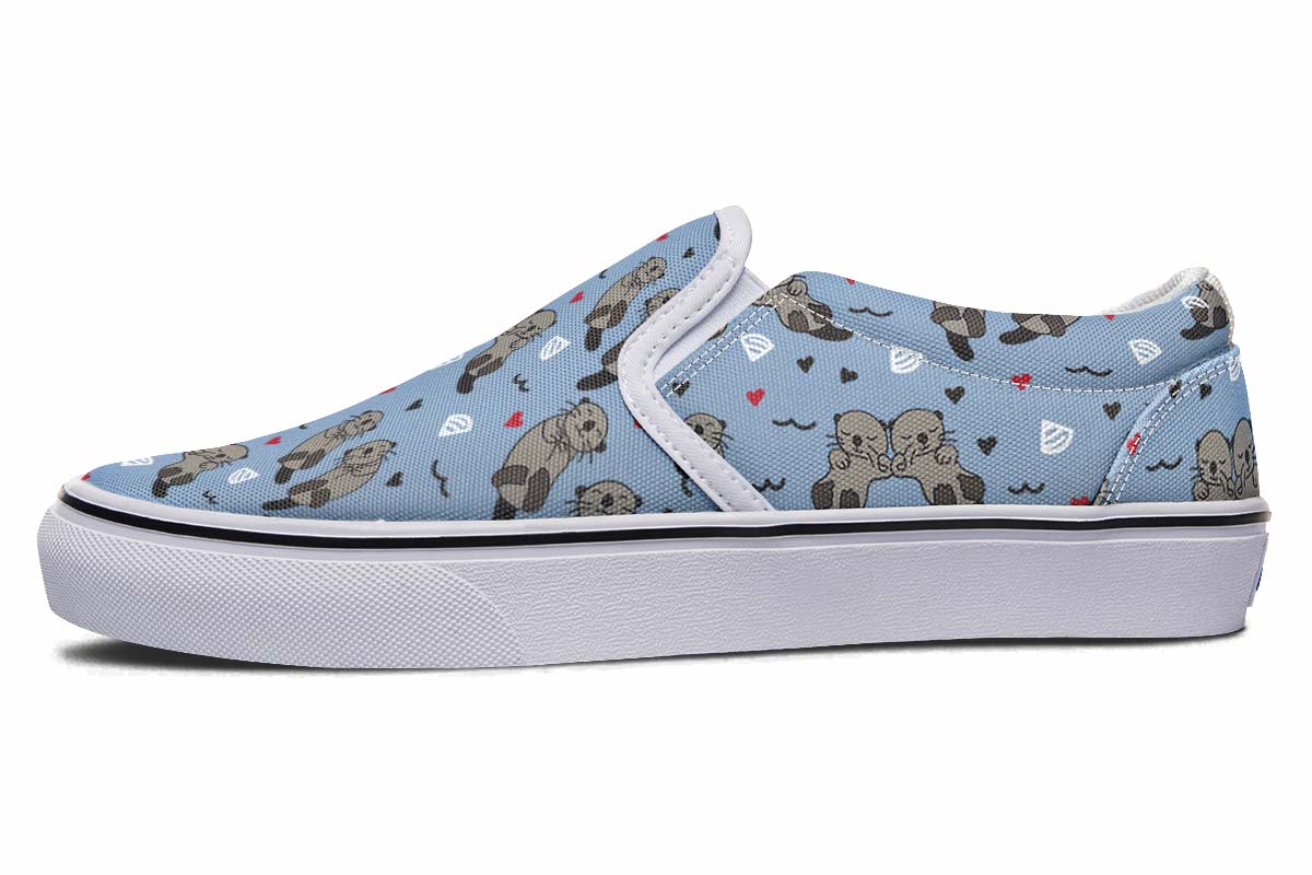 Sea Otter Love Slip-On Shoes