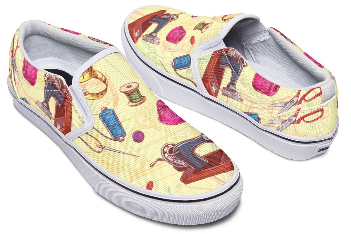 Sewing Lovers Slip-On Shoes