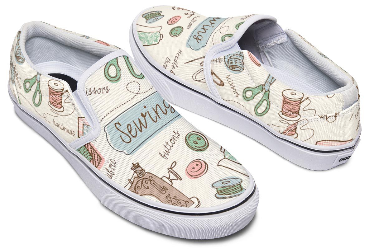 Sewing Supplies Slip-On Shoes