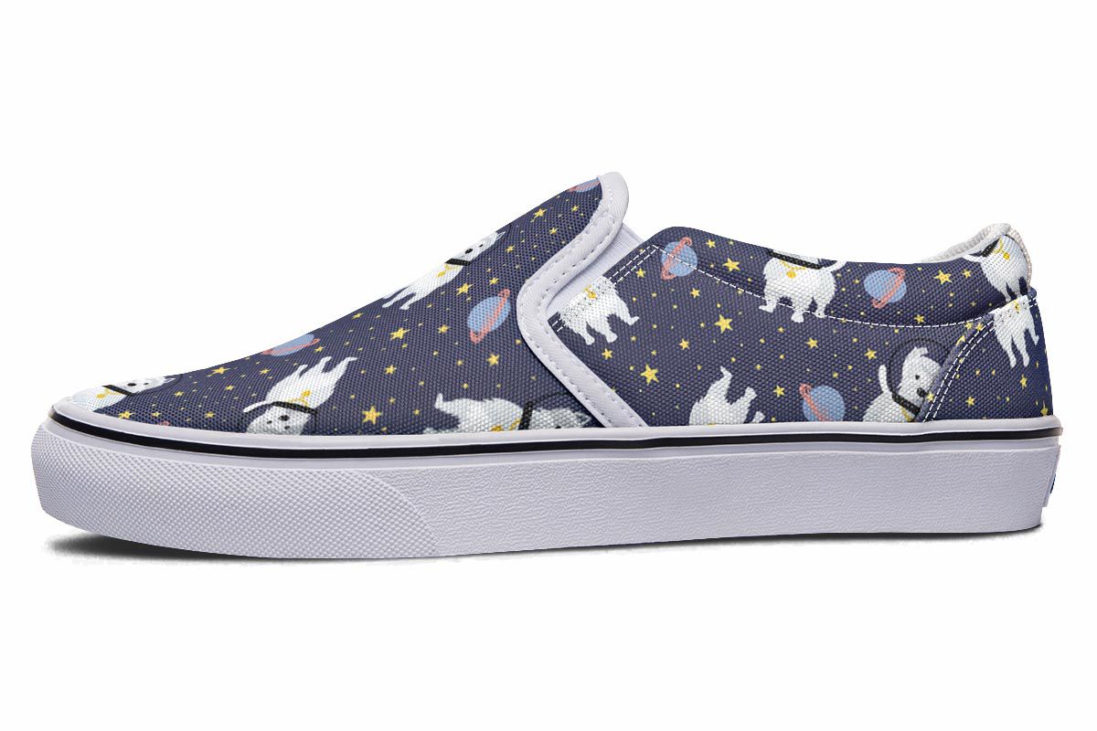 Space Westie Slip-On Shoes