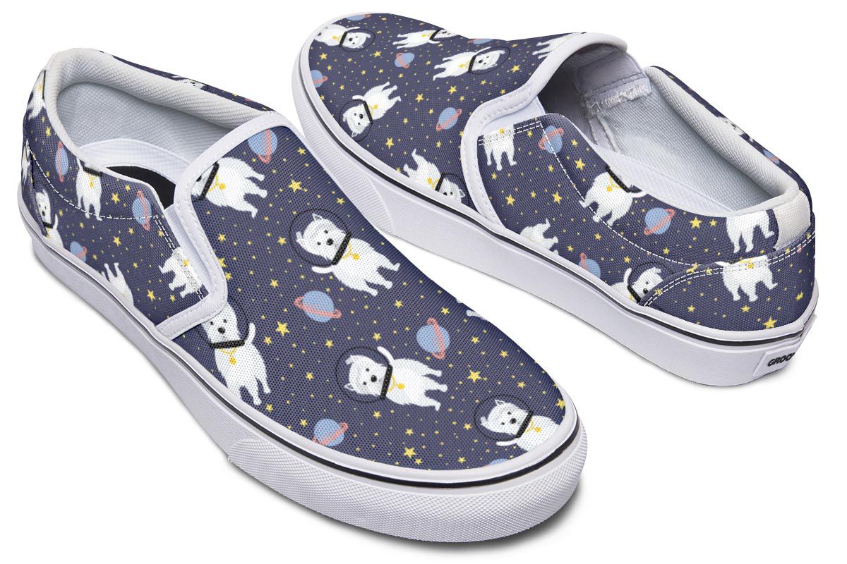 Space Westie Slip-On Shoes