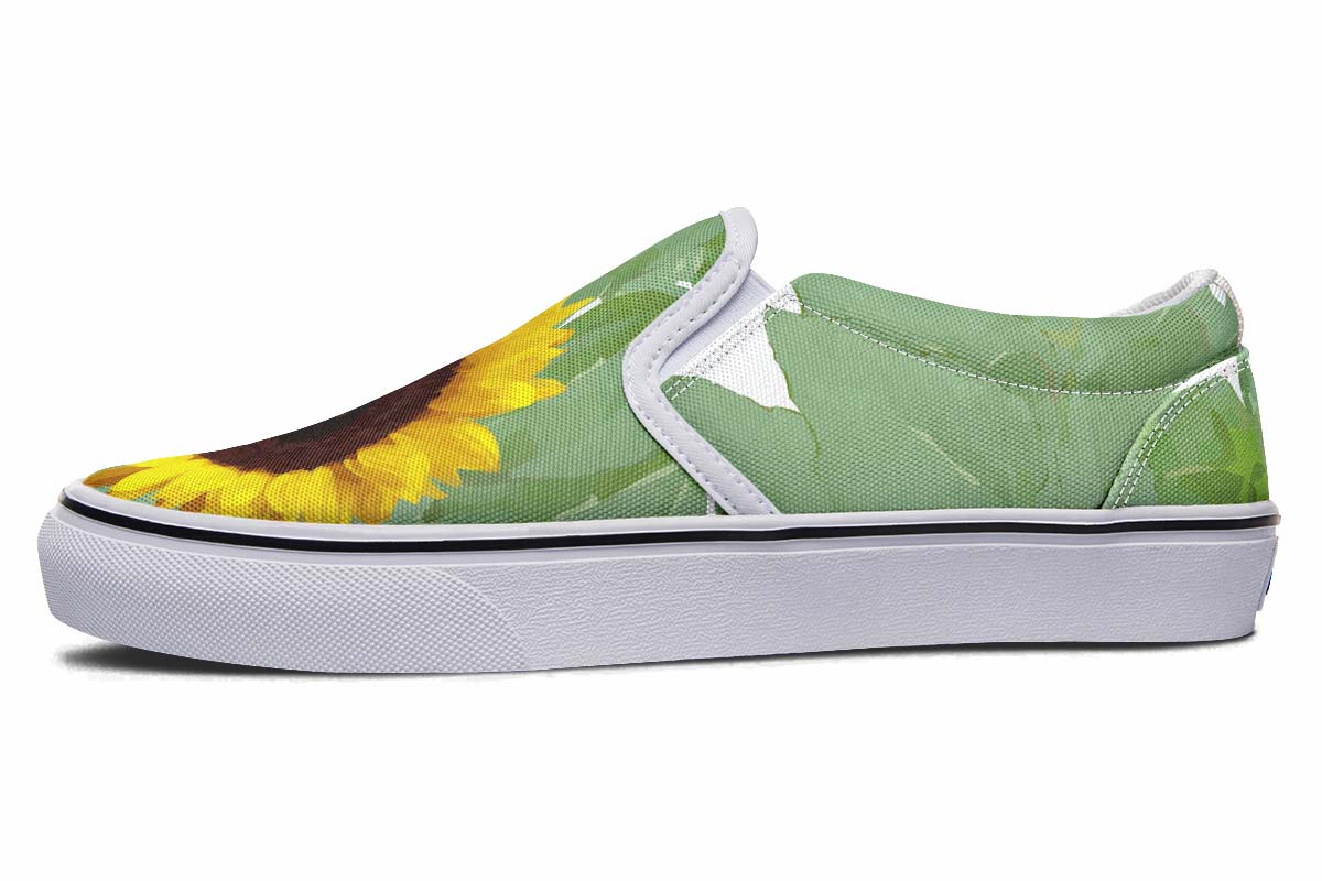 Sunflower Garden Slip-On Shoes