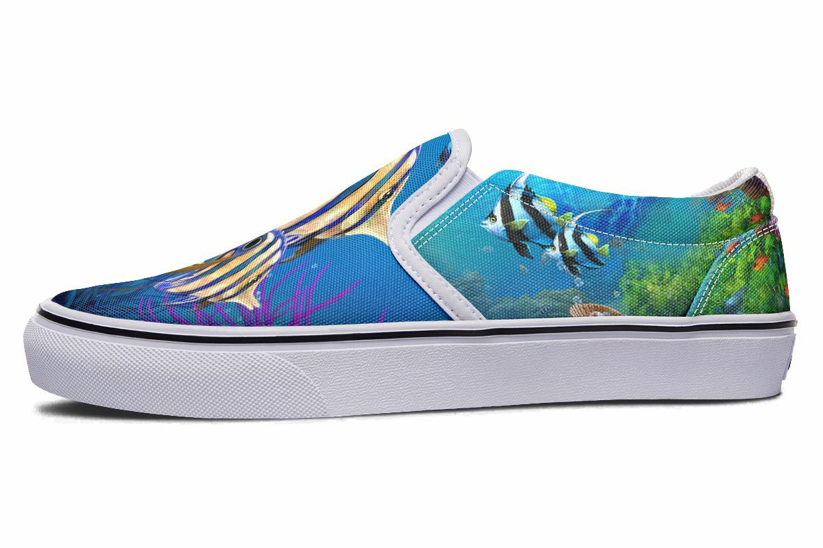 Vans slip on on sale tropical