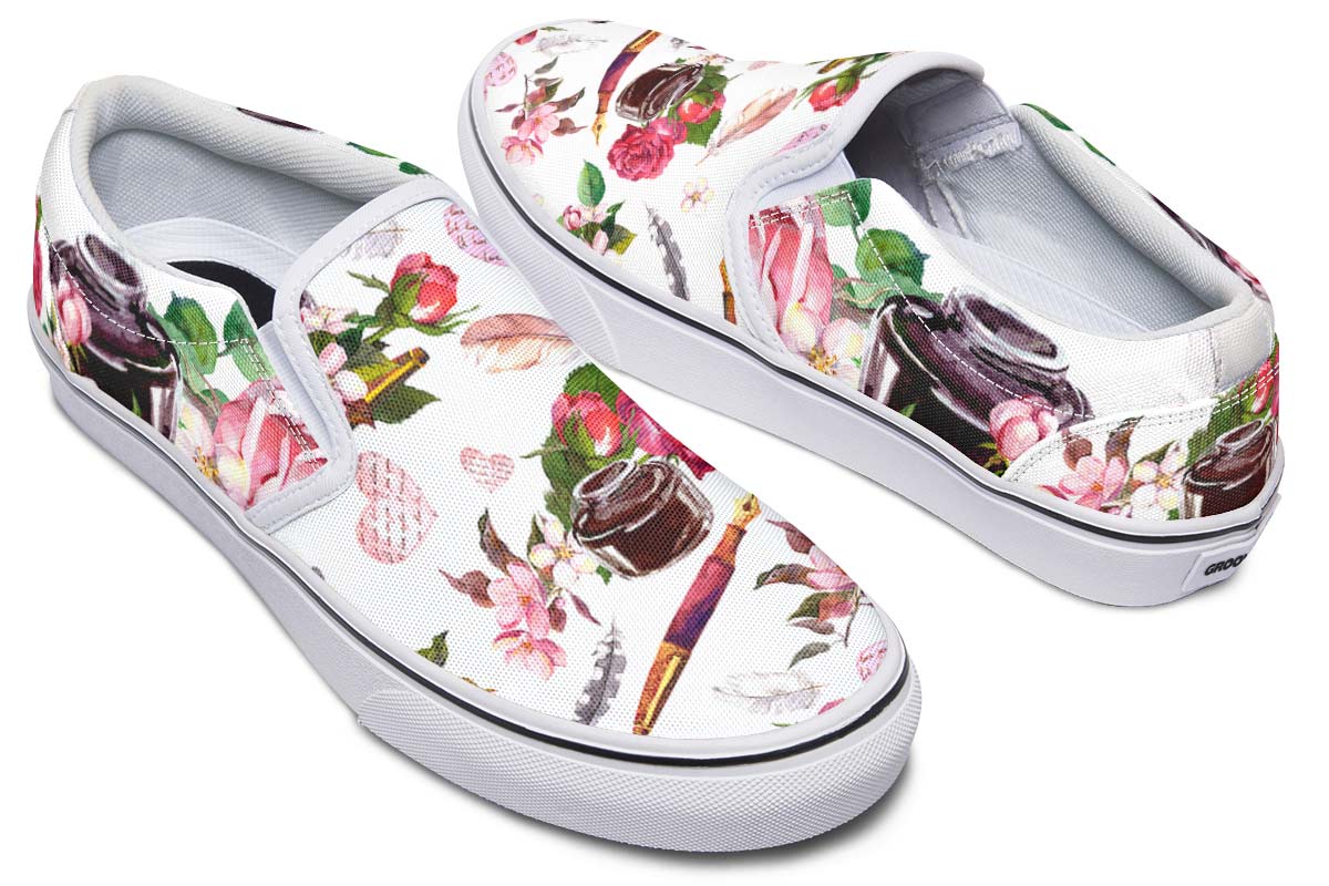 Writer Love Slip-On Shoes