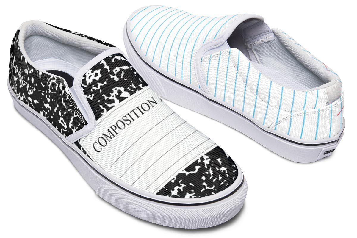 Writers Notepad Slip-On Shoes