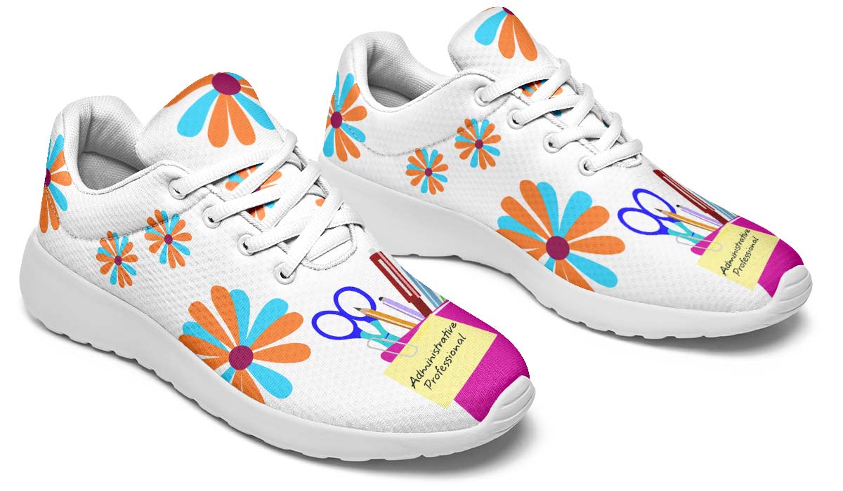 Administrative Assistant Pencil Cup Sneakers