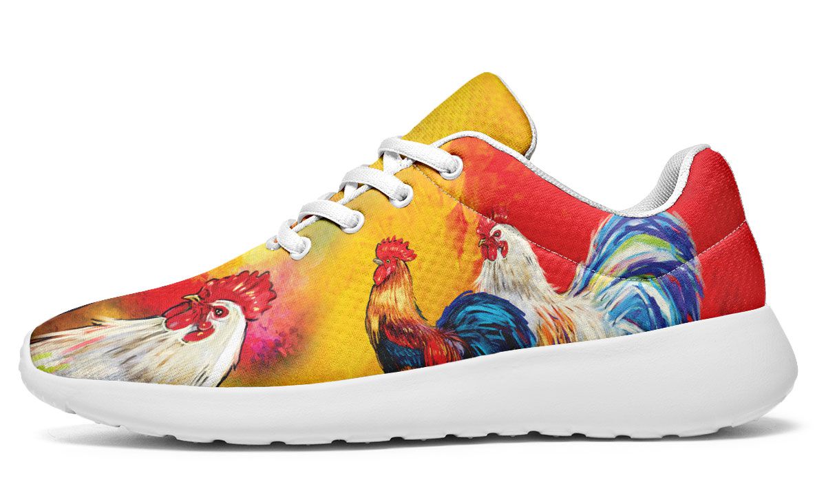 Artistic Rooster Sneakers