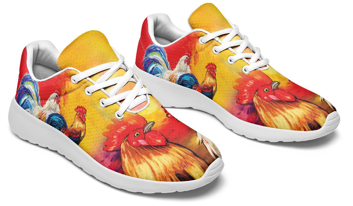 Artistic Rooster Sneakers