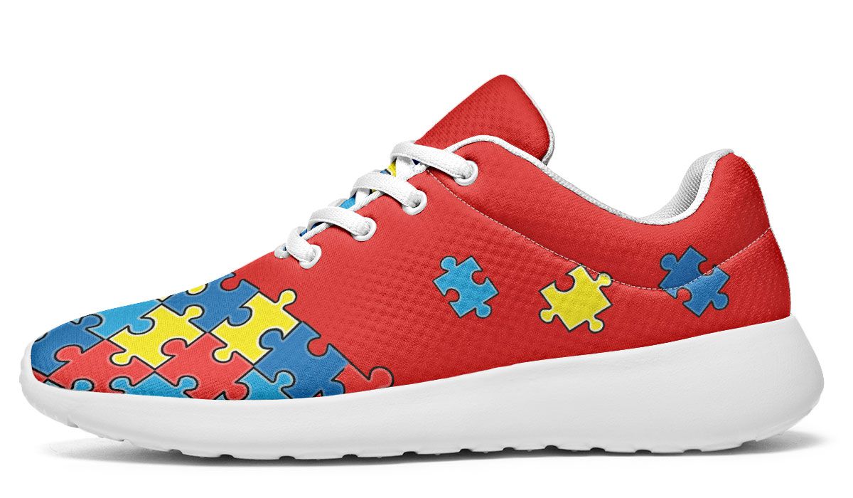 Autism Awareness Puzzle Sneakers