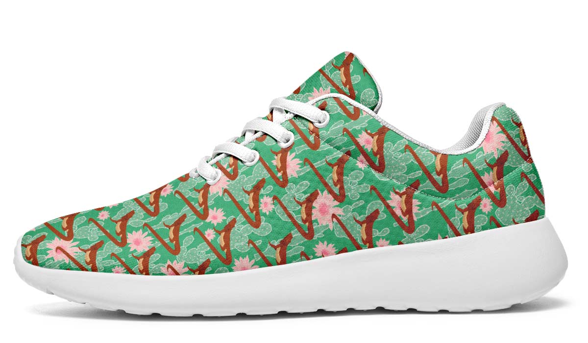 Bearded Dragon Pattern Sneakers