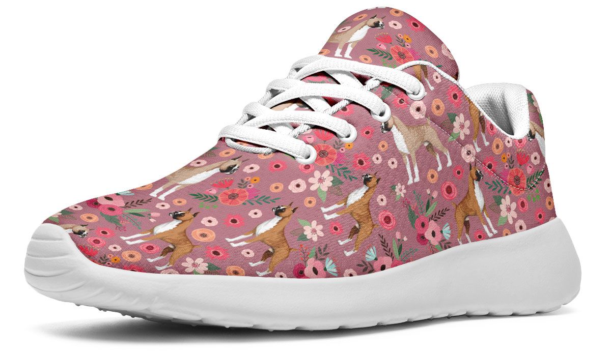 Boxer Flower Athletic Sneakers