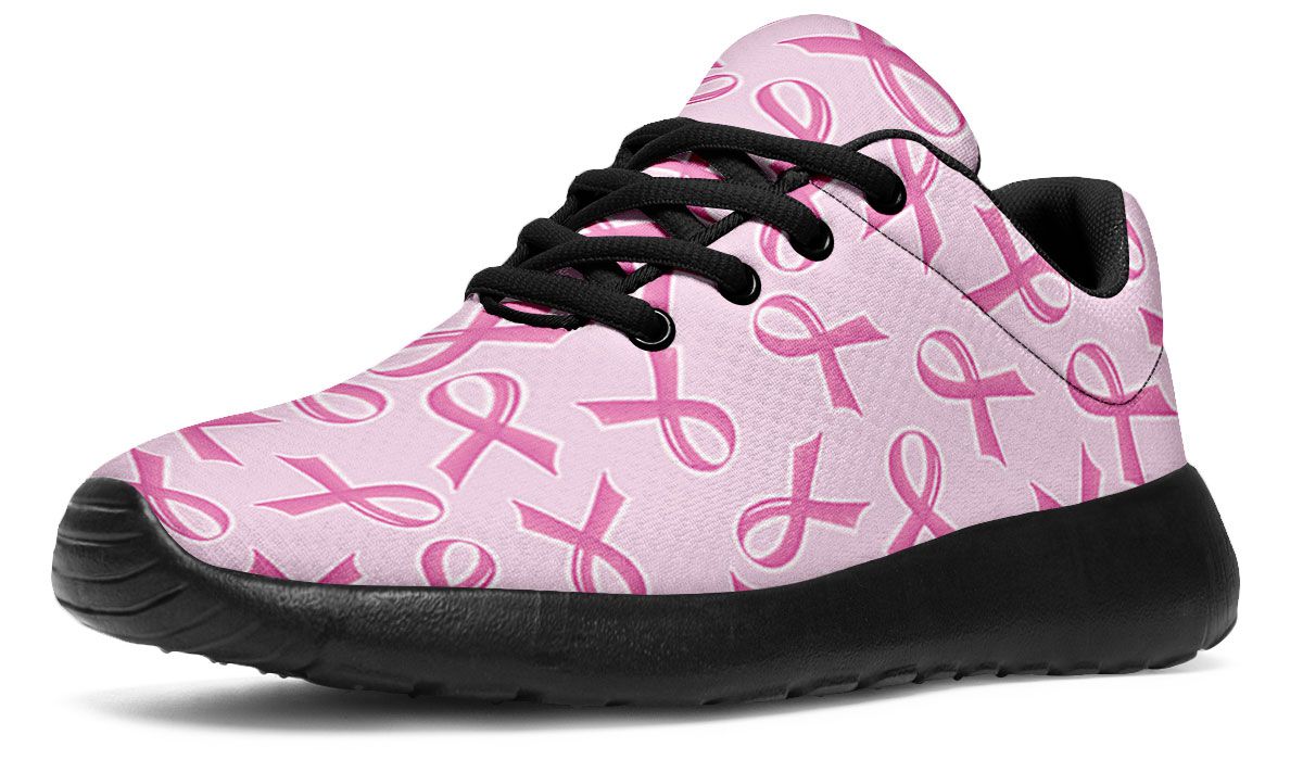 Breast cancer clearance awareness tennis shoes