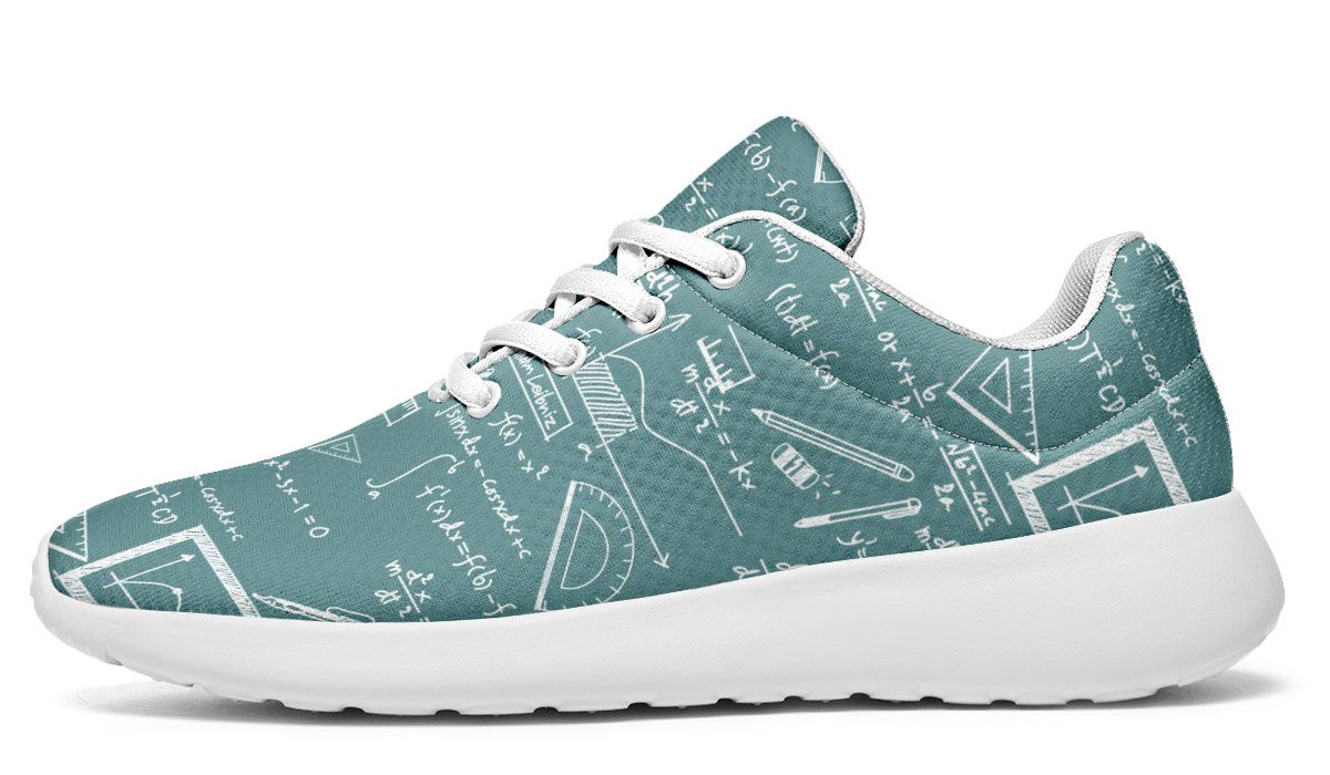 Calculus Pattern Athletic Sneakers