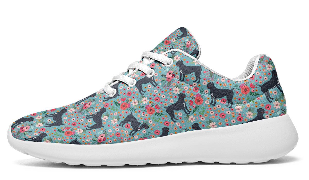 Cane Corso Flower Sneakers