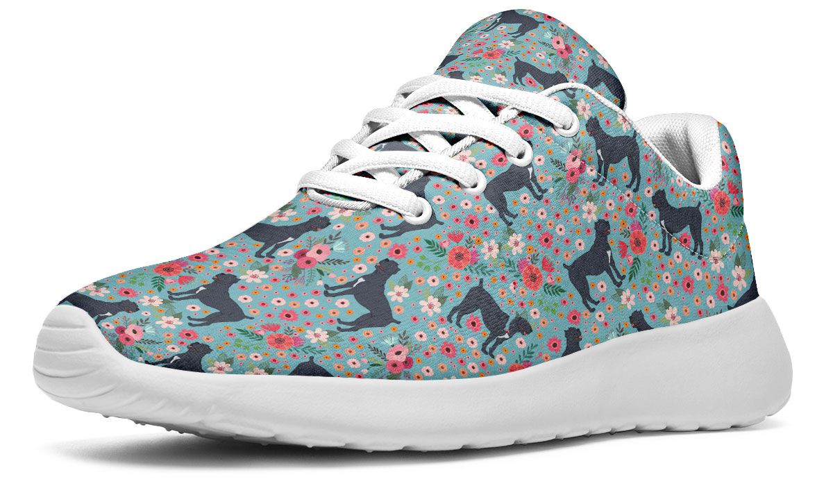 Cane Corso Flower Sneakers
