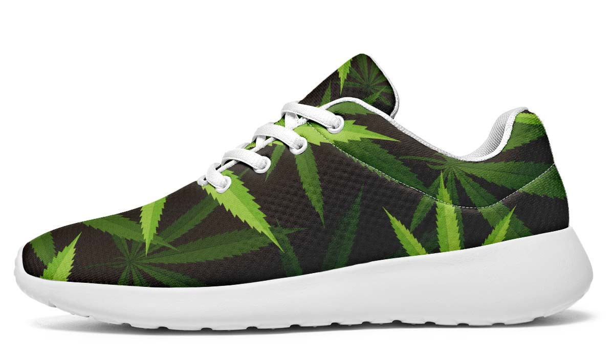 Cannabis Pattern Sneakers
