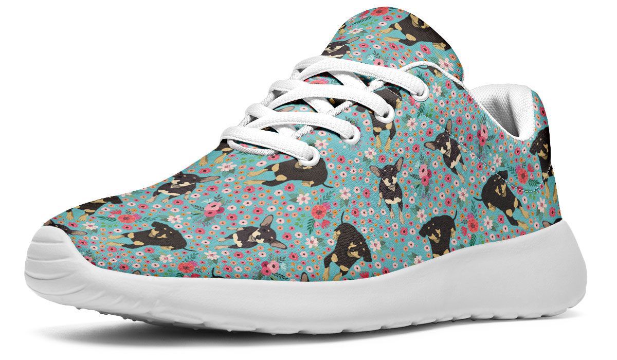 Chiweenie Flower Sneakers