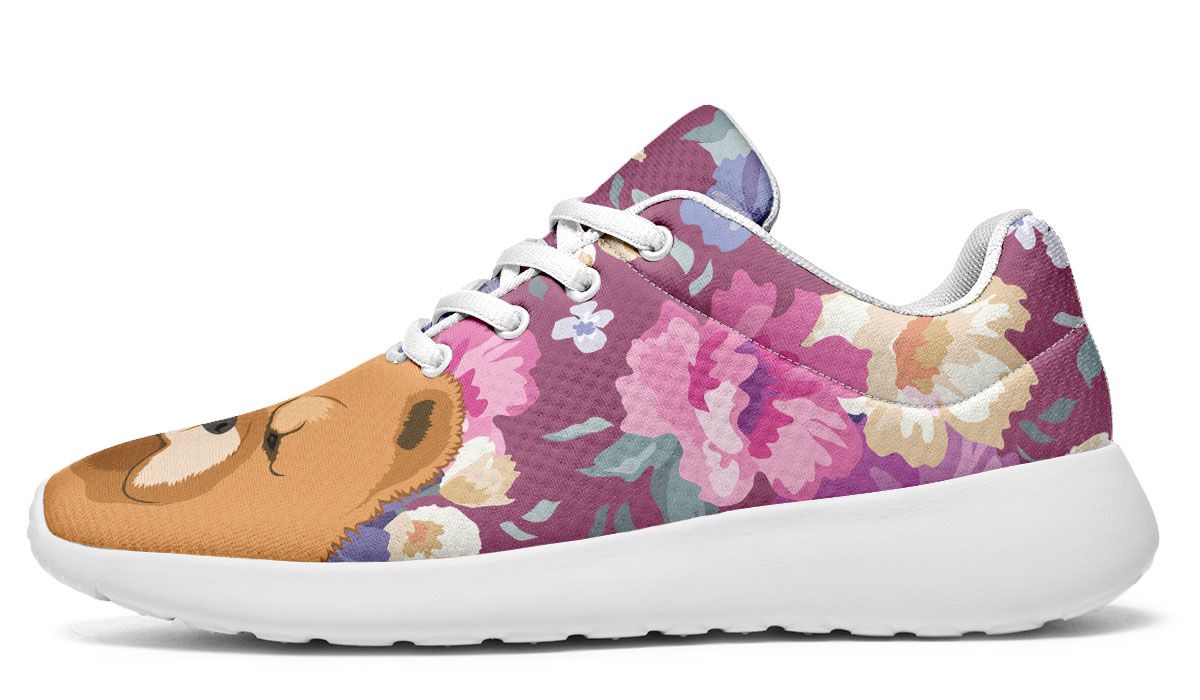 Chow Chow Dog Portrait Athletic Sneakers